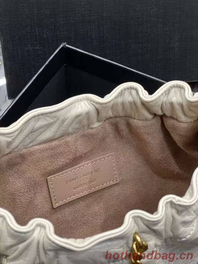 Yves Saint Laurent GABY SATCHEL IN QUILTED LAMBSKIN 581632 BEIGE Yves Saint Laurent GABY SATCHEL IN QUILTED LAMBSKIN 581632 BEIGE