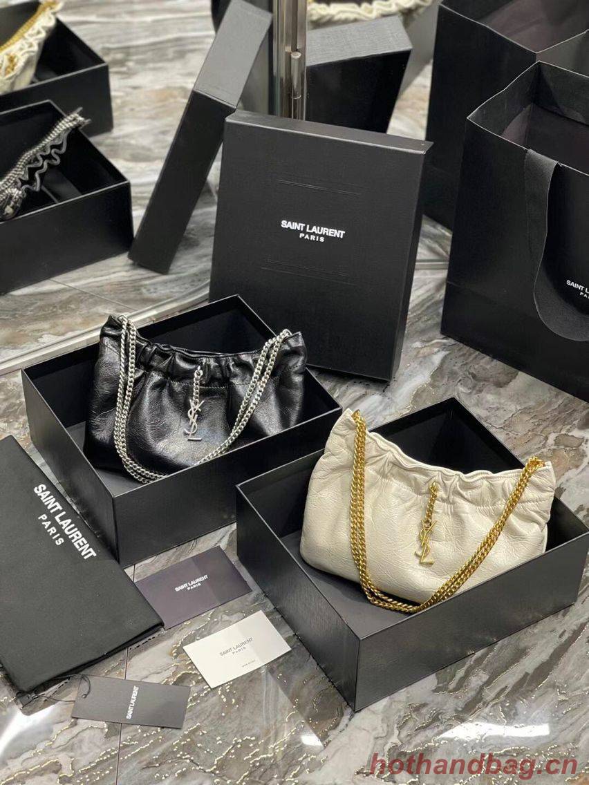 Yves Saint Laurent GABY SATCHEL IN QUILTED LAMBSKIN 581632 black Yves Saint Laurent GABY SATCHEL IN QUILTED LAMBSKIN 581632 black