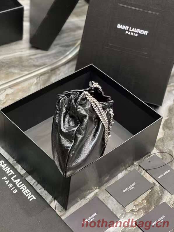 Yves Saint Laurent GABY SATCHEL IN QUILTED LAMBSKIN 581632 black Yves Saint Laurent GABY SATCHEL IN QUILTED LAMBSKIN 581632 black