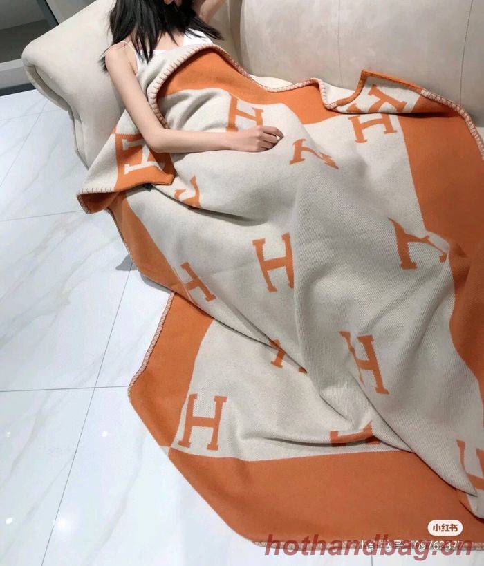 Hermes Lambswool&Cashmere Shawl&Blanket HMB00011 Hermes Lambswool&Cashmere Shawl&Blanket HMB00011