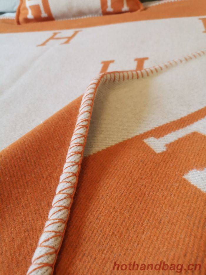 Hermes Lambswool&Cashmere Shawl&Blanket HMB00011 Hermes Lambswool&Cashmere Shawl&Blanket HMB00011