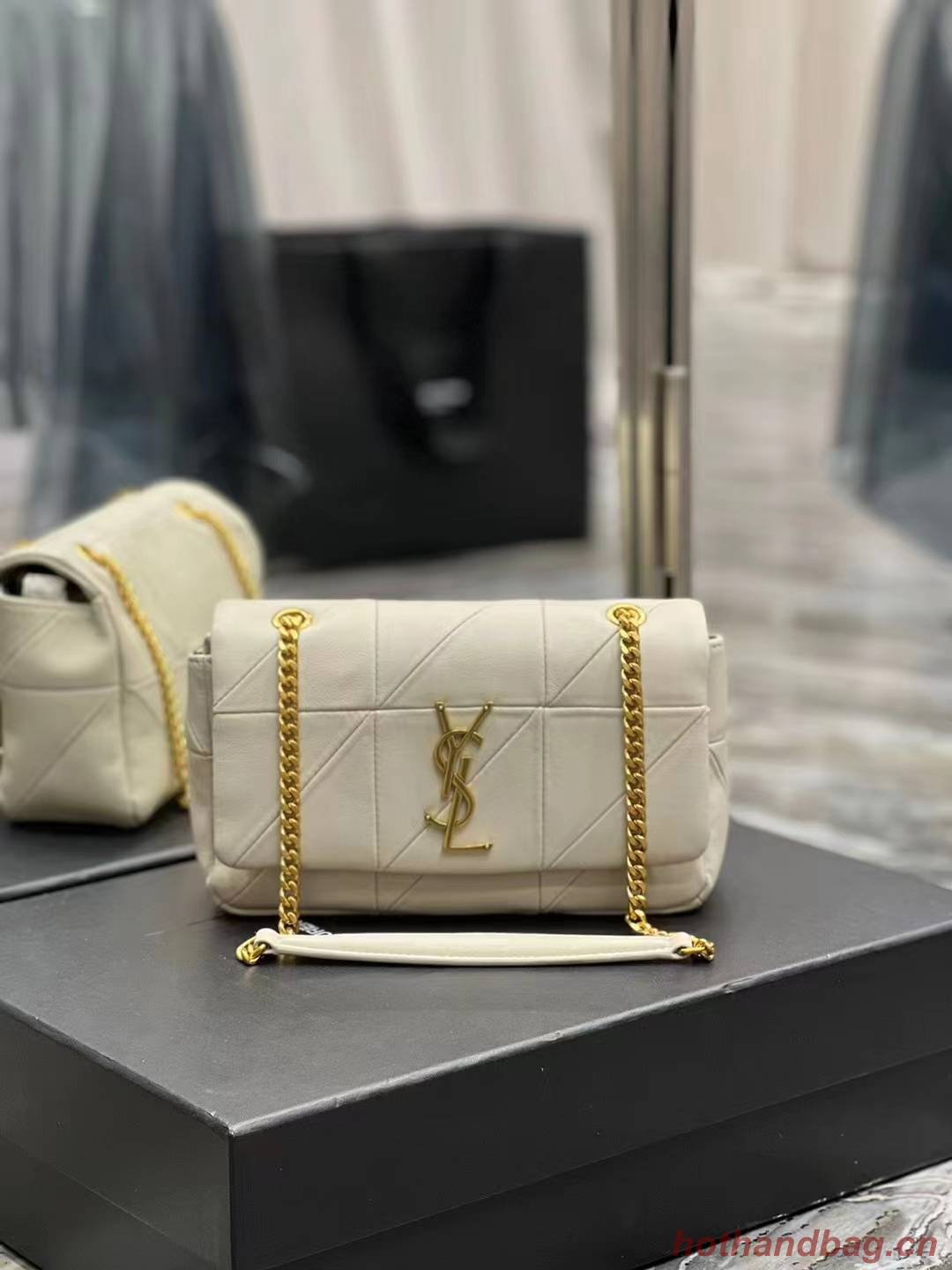 SAINT LAURENT LE 57 HOBO BAG IN QUILTED LAMBSKIN 651820 BEIGE SAINT LAURENT LE 57 HOBO BAG IN QUILTED LAMBSKIN 651820 BEIGE