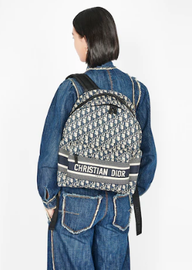 DIORTRAVEL BACKPACK Blue Dior Oblique Jacquard M6104STZQ DIORTRAVEL BACKPACK Blue Dior Oblique Jacquard M6104STZQ