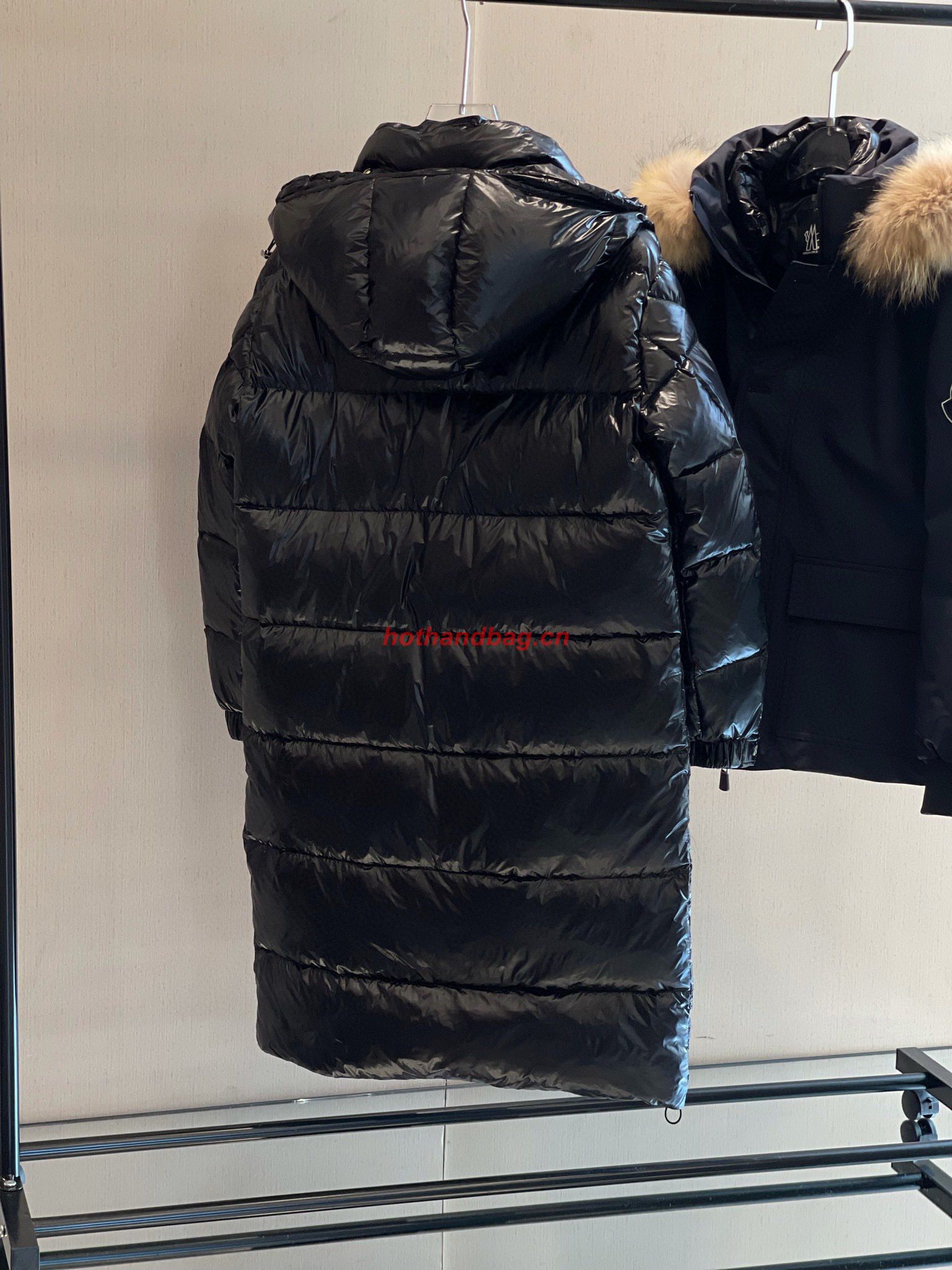 Moncler Women Style Top Quality Long Down Coat MC302719 Black Moncler Women Style Top Quality Long Down Coat MC302719 Black