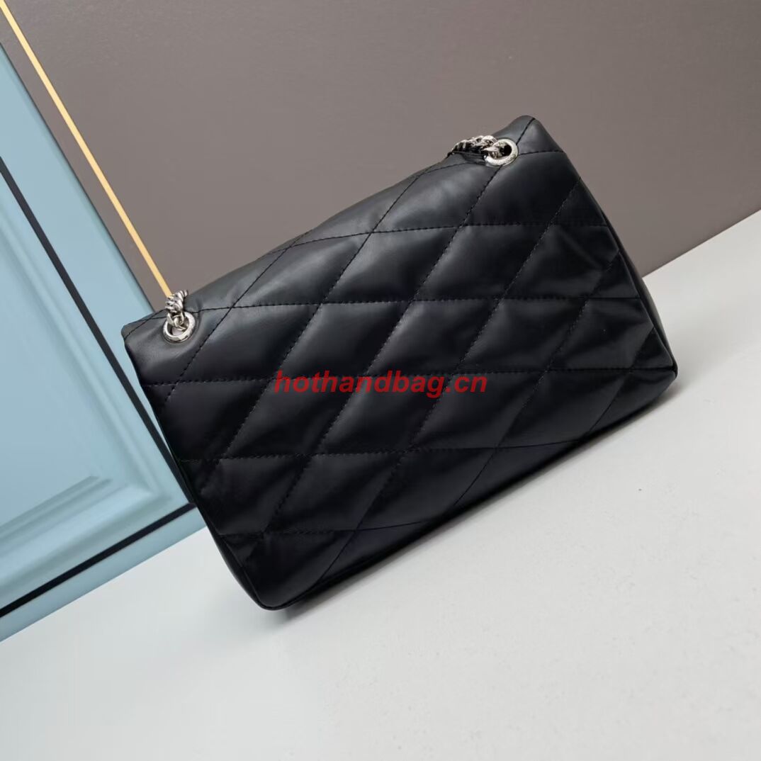 SAINT LAURENT LEATHER BAG Y203737 BLACK SAINT LAURENT LEATHER BAG Y203737 BLACK
