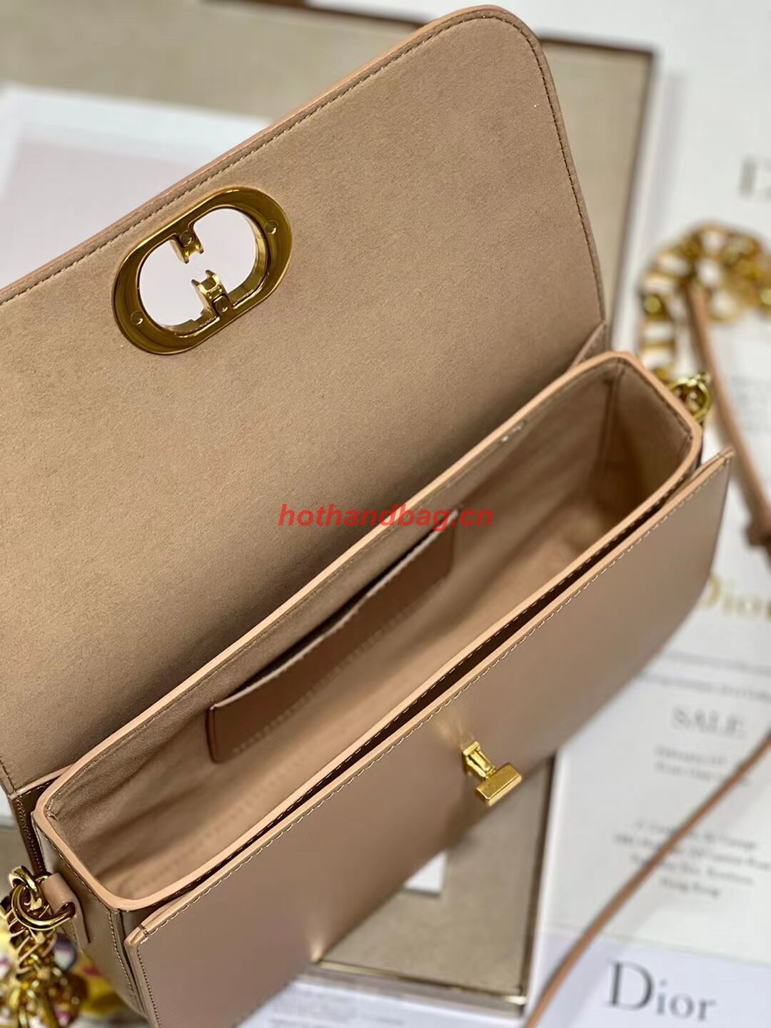 Dior 30 MONTAIGNE AVENUE BAG Dusty Box Calfskin M9260 PINK Dior 30 MONTAIGNE AVENUE BAG Dusty Box Calfskin M9260 PINK