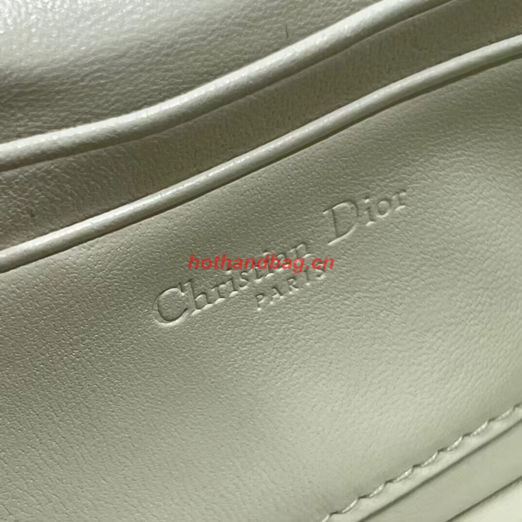 LADY DIOR PHONE POUCH Aesthetic Cannage Lambskin S0977O white LADY DIOR PHONE POUCH Aesthetic Cannage Lambskin S0977O white