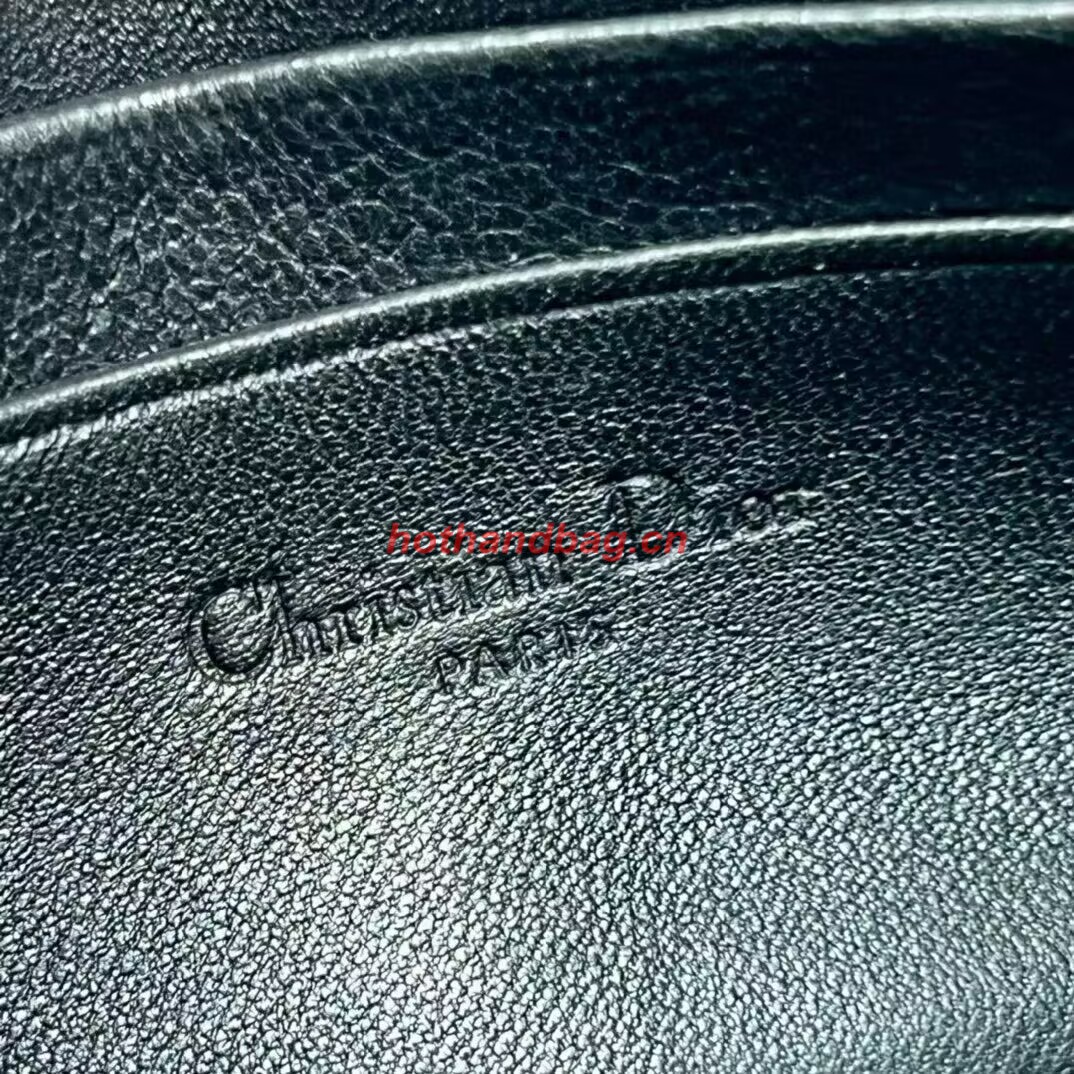 LADY DIOR PHONE POUCH Aesthetic Cannage Lambskin S0977O black LADY DIOR PHONE POUCH Aesthetic Cannage Lambskin S0977O black