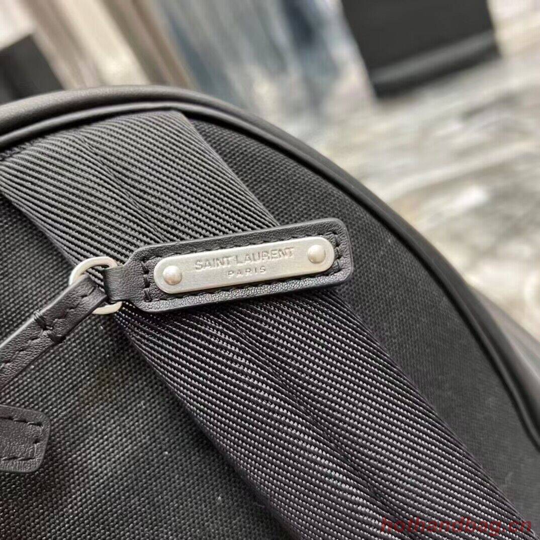 SAINT LAURENT LEATHER large knapsack A886653 black SAINT LAURENT LEATHER large knapsack A886653 black