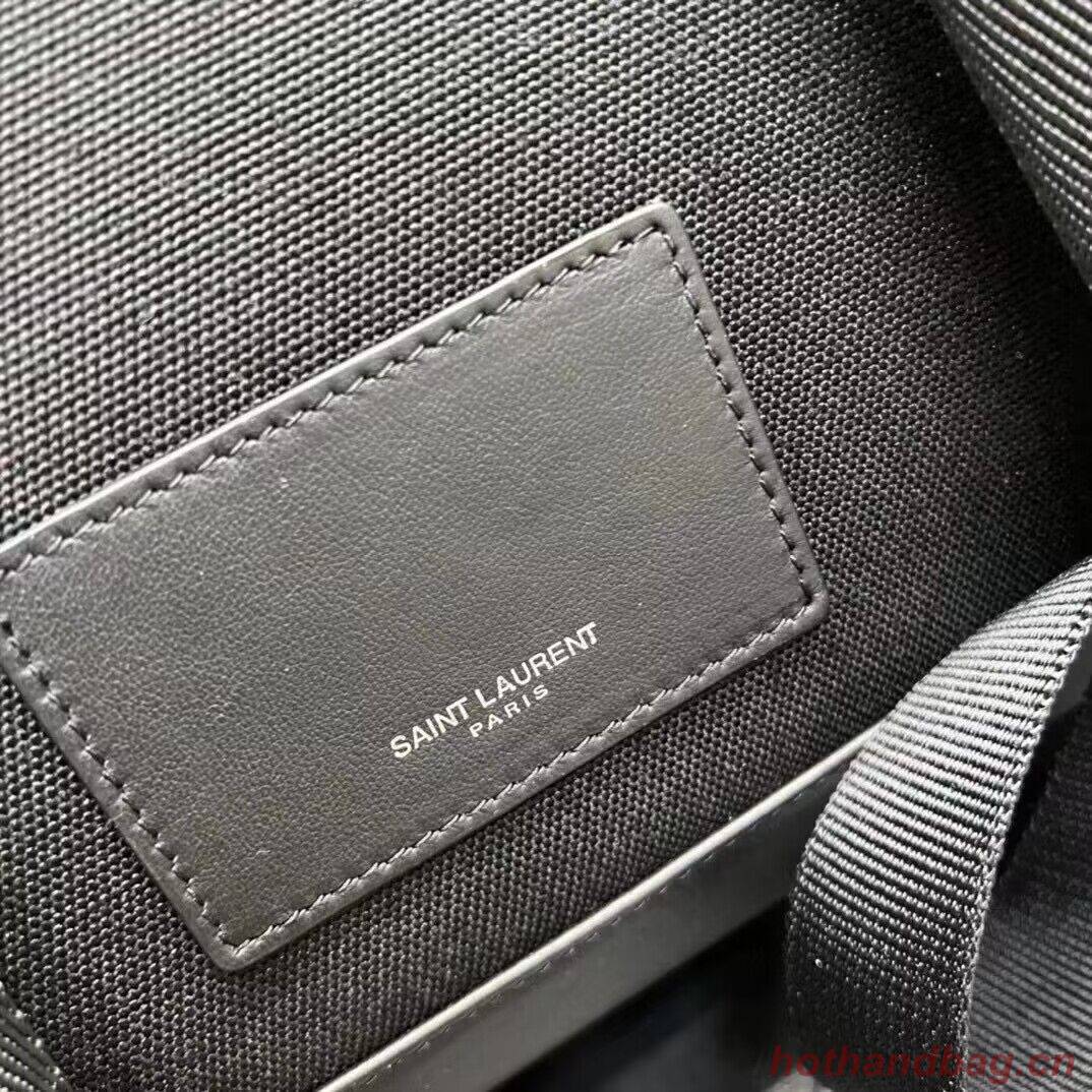 SAINT LAURENT LEATHER large knapsack A886653 black SAINT LAURENT LEATHER large knapsack A886653 black