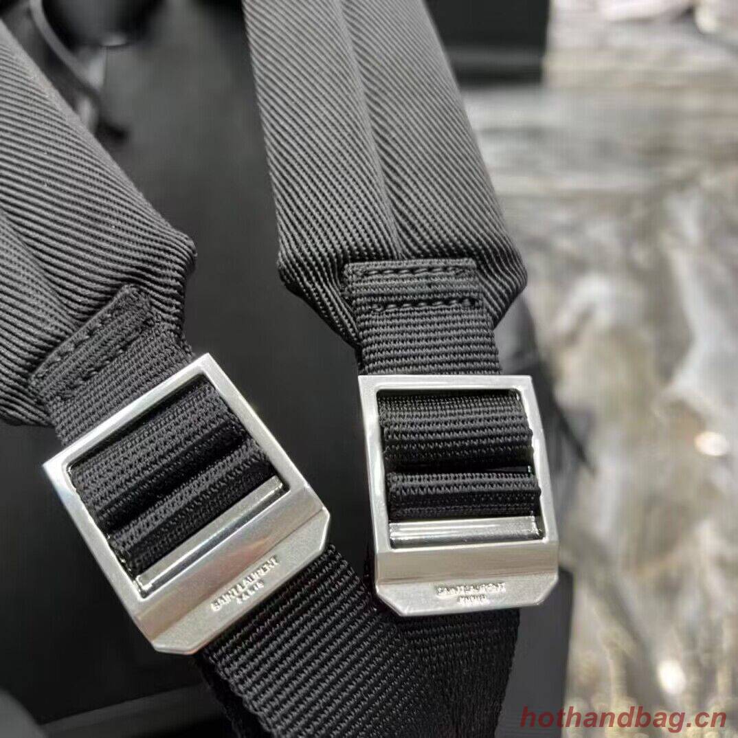 SAINT LAURENT LEATHER large knapsack A886653 black SAINT LAURENT LEATHER large knapsack A886653 black