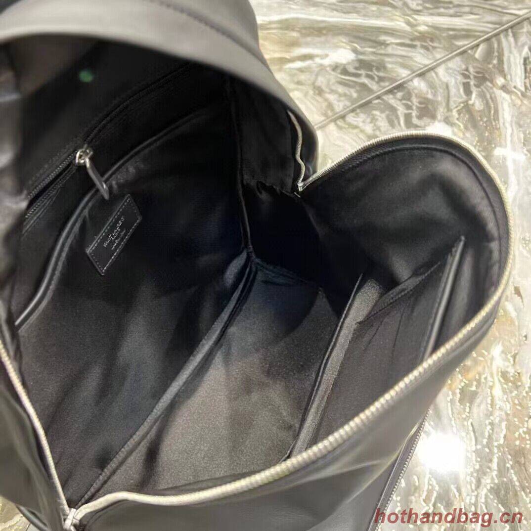SAINT LAURENT LEATHER large knapsack A886653 black SAINT LAURENT LEATHER large knapsack A886653 black