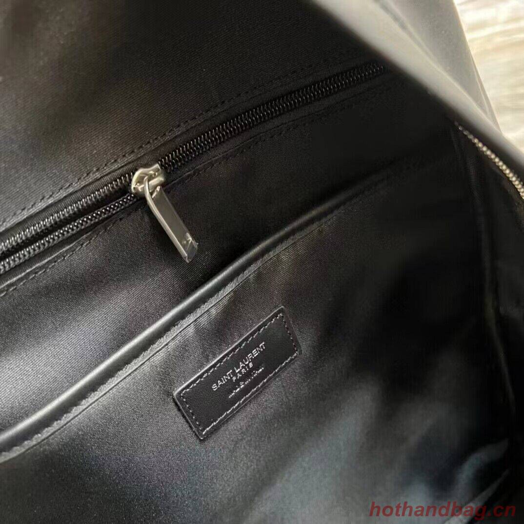 SAINT LAURENT LEATHER large knapsack A886653 black SAINT LAURENT LEATHER large knapsack A886653 black