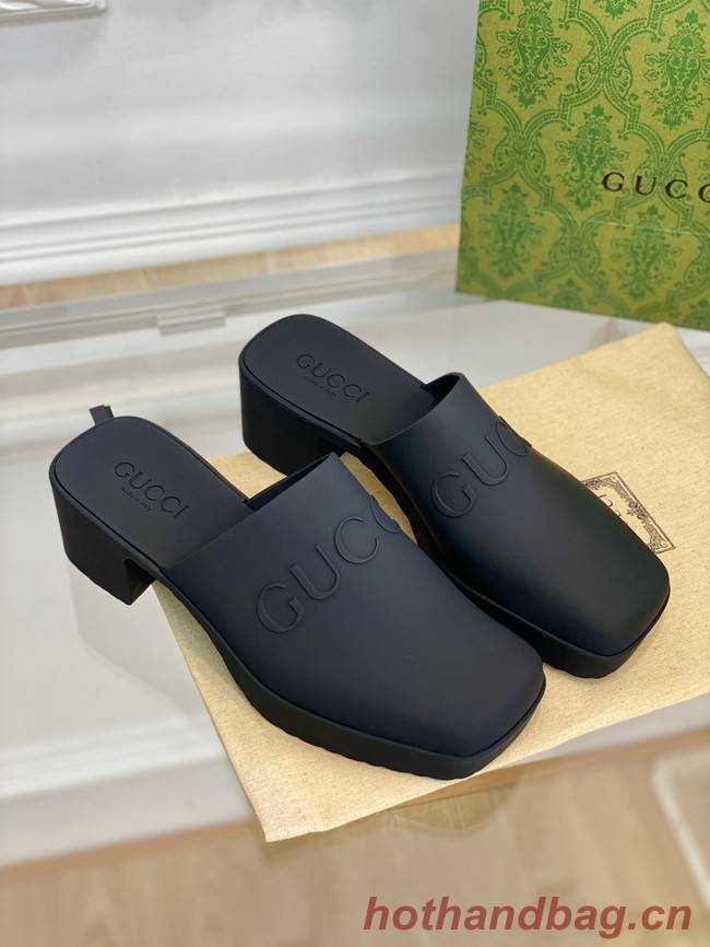 Gucci Womensleather slipper heel height 5.5CM 93401-4