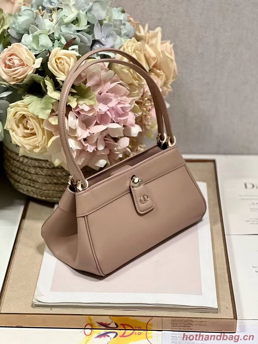 SMALL DIOR KEY BAG Box Calfskin M1844O pink SMALL DIOR KEY BAG Box Calfskin M1844O pink