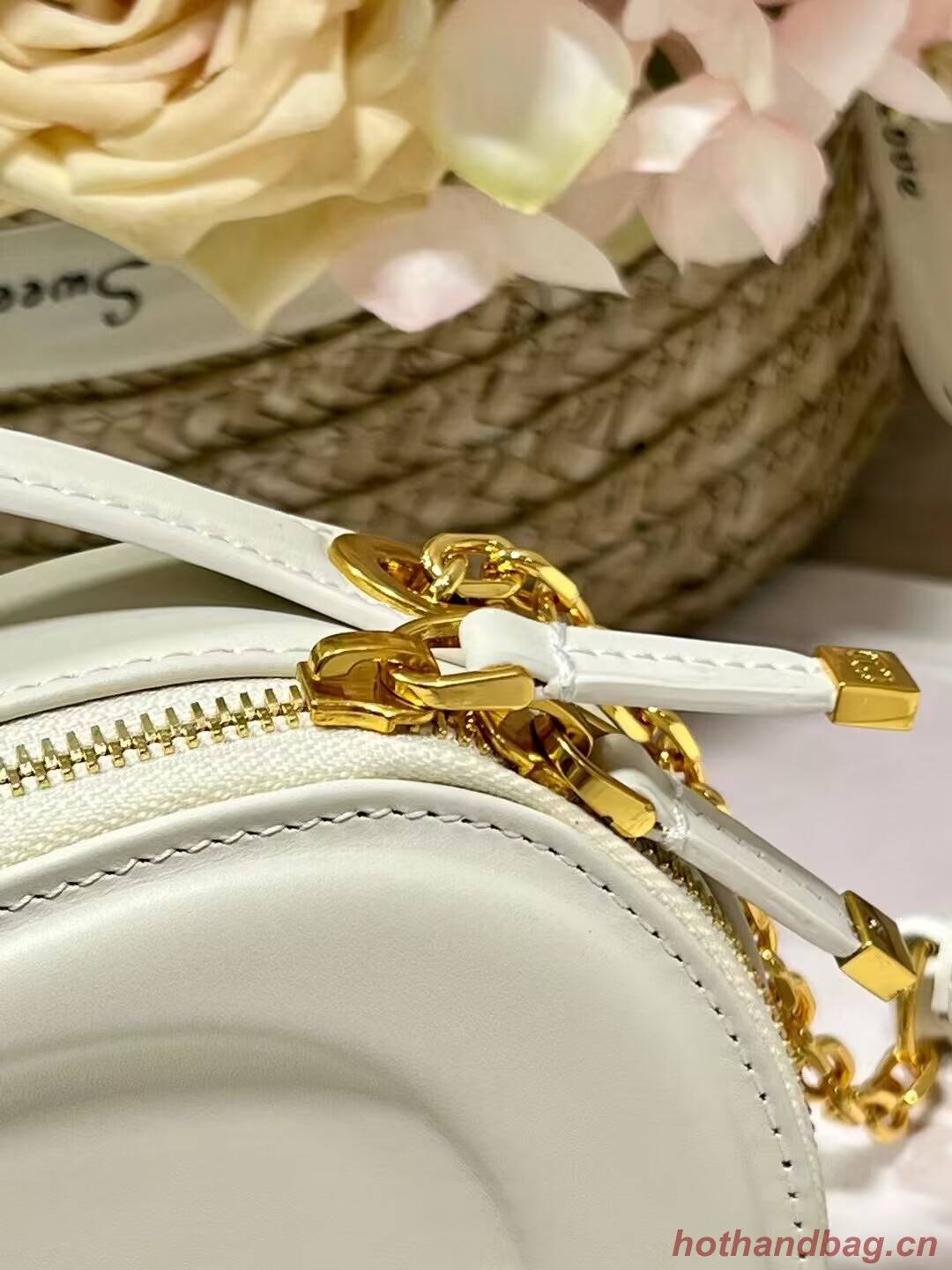 CD SIGNATURE OVAL CAMERA BAG Calfskin with Embossed CD Signature S2201UMFV Latte CD SIGNATURE OVAL CAMERA BAG Calfskin with Embossed CD Signature S2201UMFV Latte