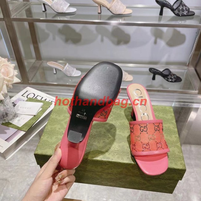 Gucci slides heel height 7.5CM 93527-3