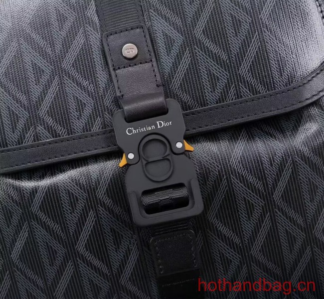DIOR HIT THE ROAD BACKPACK Black CD Diamond Canvas and Smooth Calfskin 1ESBA021 DIOR HIT THE ROAD BACKPACK Black CD Diamond Canvas and Smooth Calfskin 1ESBA021