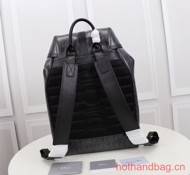 DIOR HIT THE ROAD BACKPACK Black CD Diamond Canvas and Smooth Calfskin 1ESBA021 DIOR HIT THE ROAD BACKPACK Black CD Diamond Canvas and Smooth Calfskin 1ESBA021