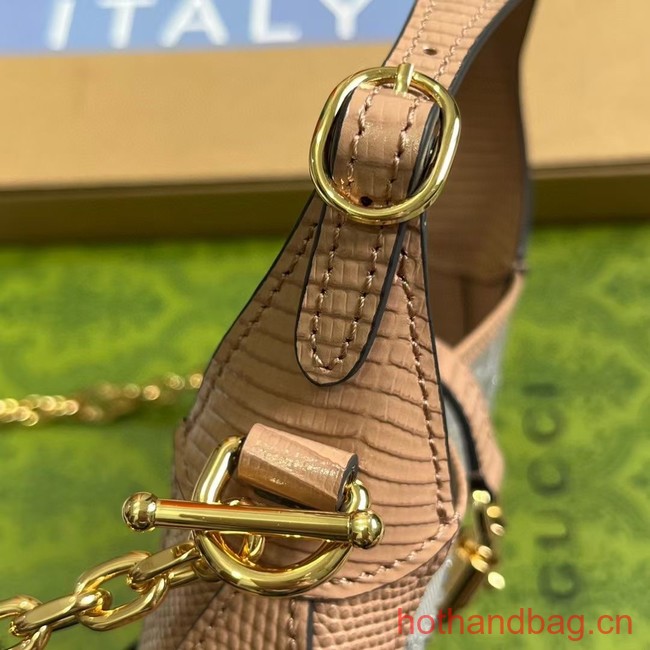 GUCCI JACKIE 1961 MEDIUM SHOULDER BAG 677027 Rose beige