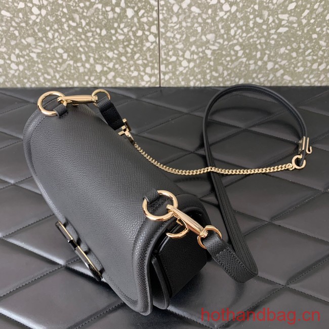 VALENTINO VSLING granular calfskin bag P098 black