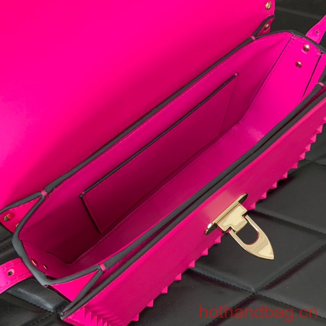 VALENTINO GARAVANI ROCKSTUD23 calfskin bag AZS098 pink