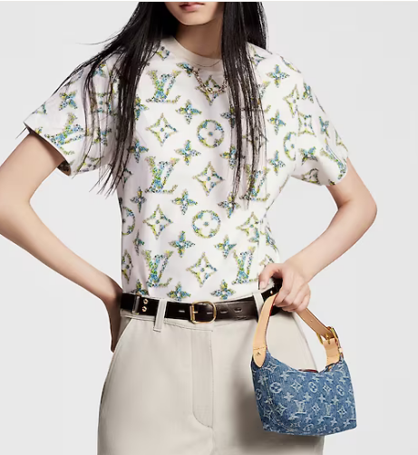 Louis Vuitton Hills Pochette M82949 Denim Blue Louis Vuitton Hills Pochette M82949 Denim Blue