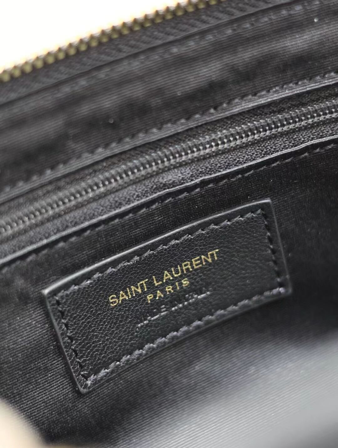 SAINT LAURENT GABY VANITY BAG IN LAMBSKIN Y875317 black SAINT LAURENT GABY VANITY BAG IN LAMBSKIN Y875317 black