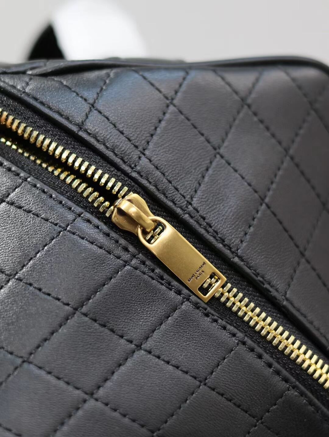 SAINT LAURENT GABY VANITY BAG IN LAMBSKIN Y875317 black SAINT LAURENT GABY VANITY BAG IN LAMBSKIN Y875317 black