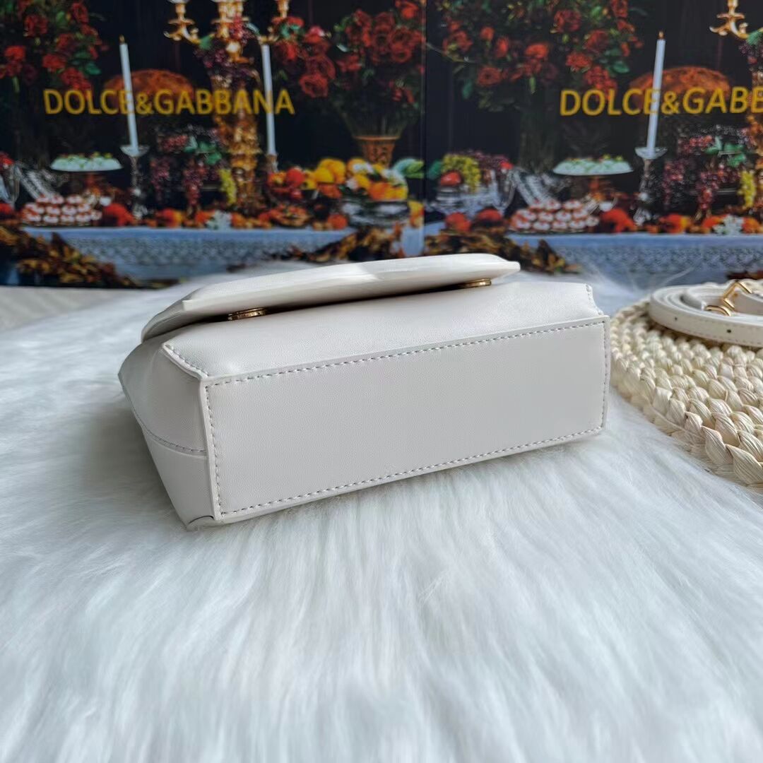 Dolce & Gabbana leather bag G6002 white Dolce & Gabbana leather bag G6002 white