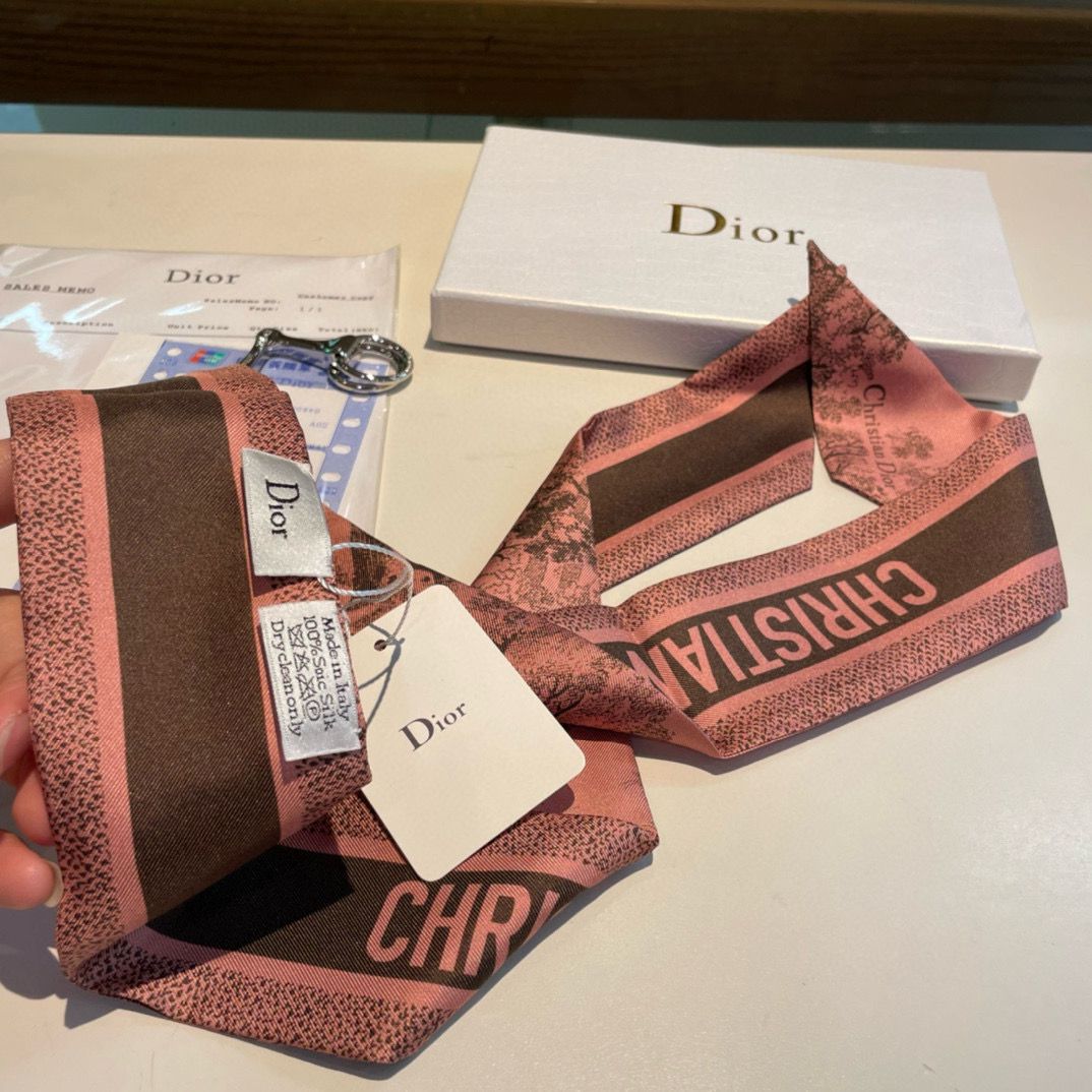 Dior Scarf D3098 Pink Dior Scarf D3098 Pink