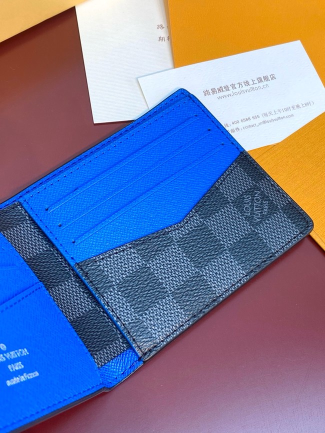 Louis Vuitton Pocket Organizer N00092 Indigo Blue