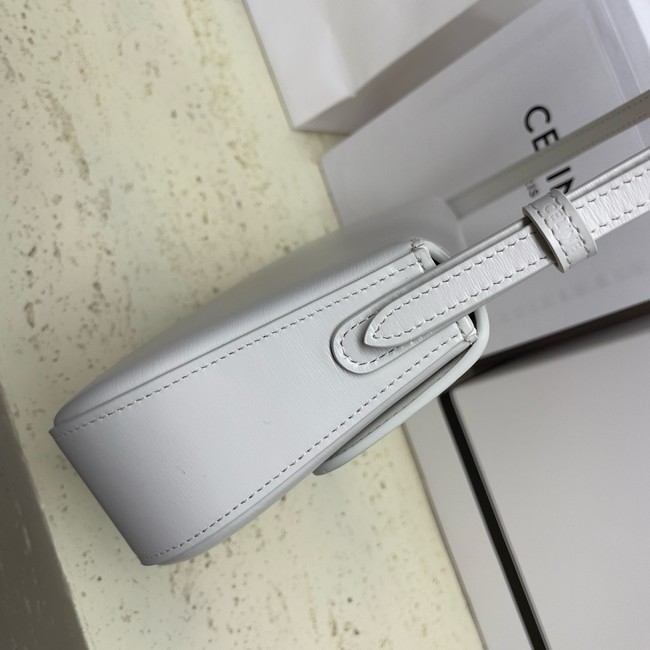 Celine MEDIUM CELINE LOLA BAG IN SHINY CALFSKIN 115533 WHITE