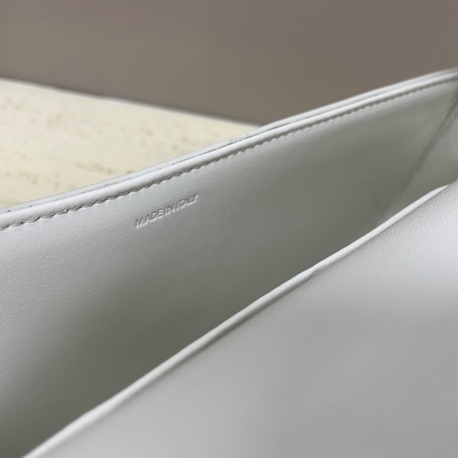 Celine MEDIUM CELINE LOLA BAG IN SHINY CALFSKIN 115533 WHITE