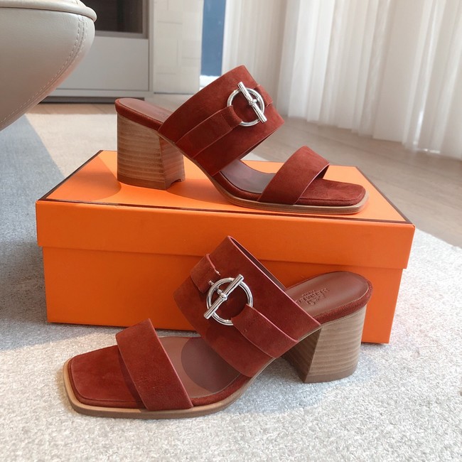 Hermes WOMENS SANDAL Heel 6.5CM 55861-4