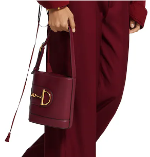 GUCCI 73 MINI BUCKET BAG 833665 Rosso Ancora red