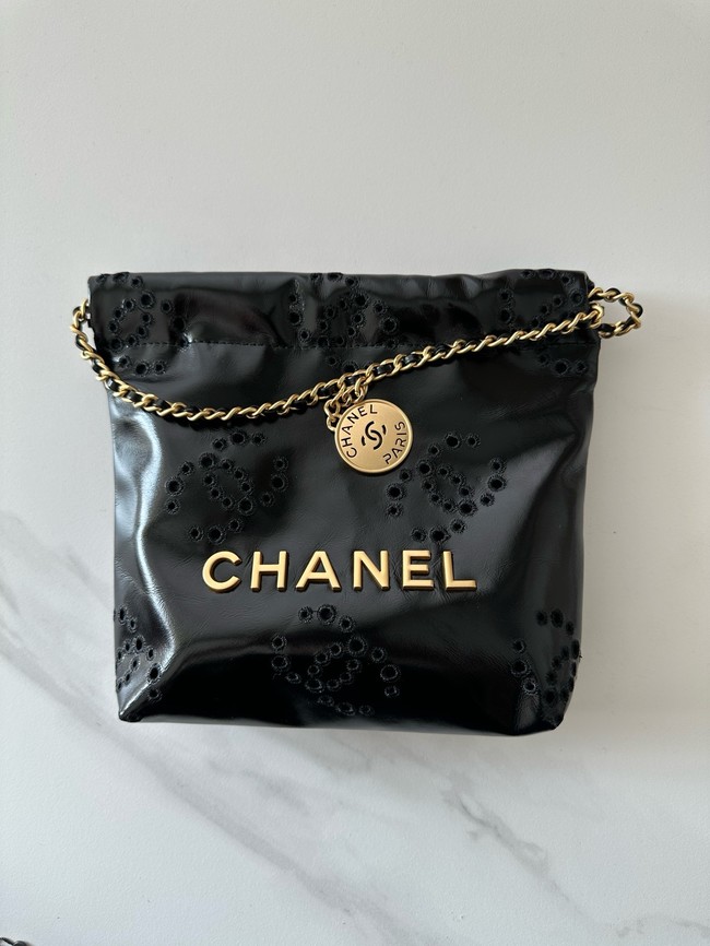 CHANEL 22 SMALL HANDBAG AS3980 black