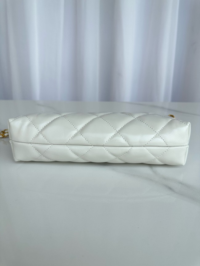 Chanel small HOBO BAG AS5528 white