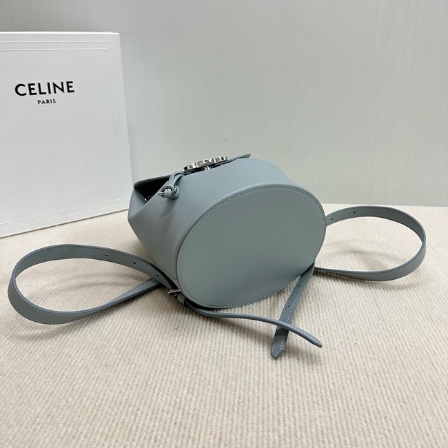 Celine BACKPACK CELINE BONNIE IN SMOOTH CALFSKIN 118703 light blue
