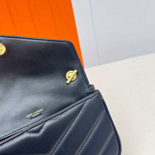 SAINT LAURENT LOULOU MINI IN LAMBSKIN 821749 black