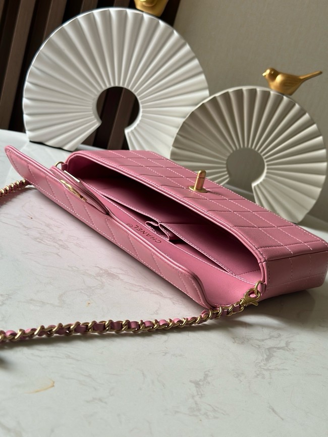 Chanel FLAP BAG AS3314 pink