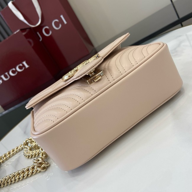 GUCCI GG MARMONT MINI TOP HANDLE BAG 811238 PINK
