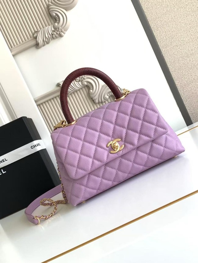 Chanel FLAP BAG WITH TOP HANDLE 92990-13