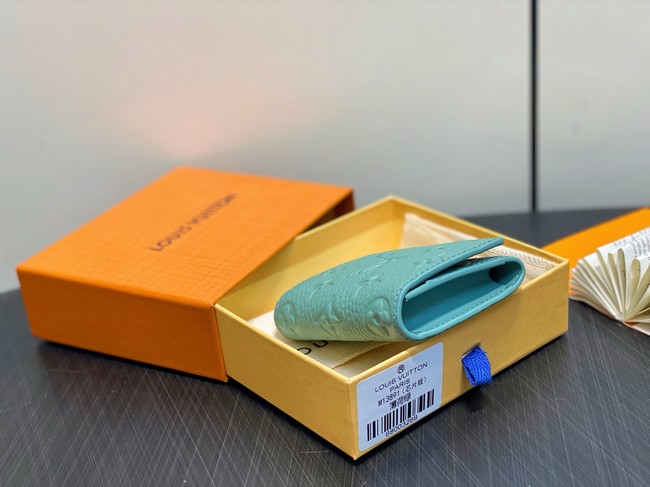 Louis Vuitton Envelope Business Card Holder M13891 Misty Lake Green