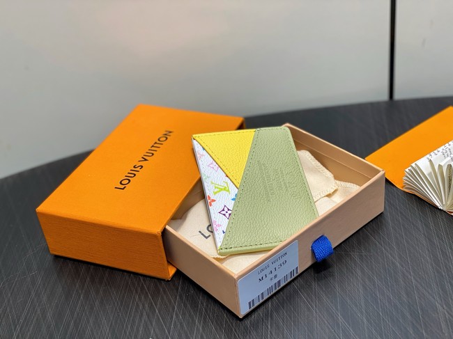 Louis Vuitton LV x TM Criss-Cross Card Holder M14090 green
