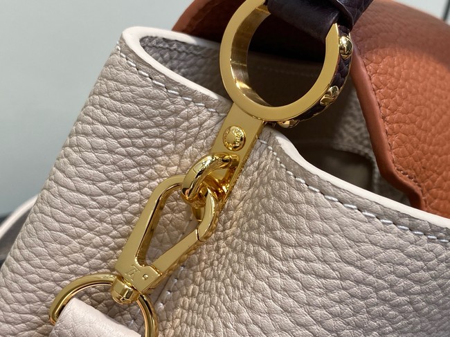 Louis Vuitton Ostrich Capucines BB M11908 Galet& Tan & Chocolate