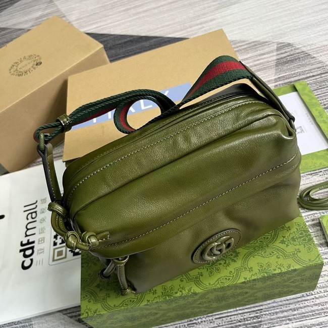 GUCCI OPHIDIA SAMLL BAG 725696 Khaki