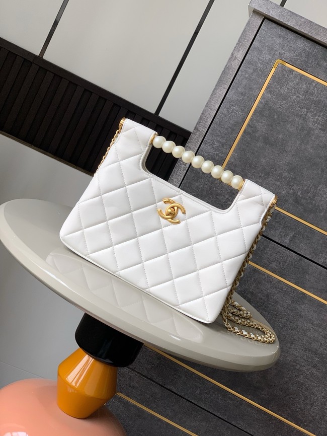Chanel SMALL TOTE AS5413 white