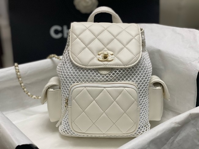 Chanel BACKPACK AS5484 WHITE