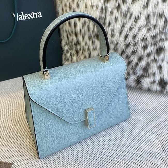Valextra Iside Top Handle Medium Bag 56028 BLUE